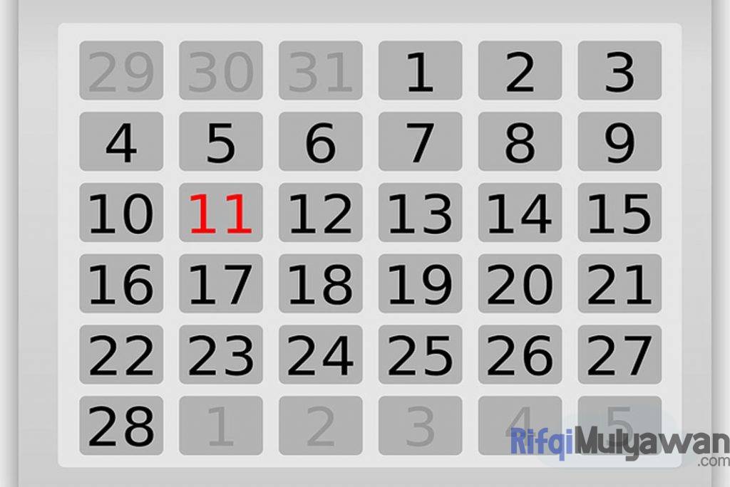 Ilustrasi Gambar Mengapa Dan Kenapa Bulan Februari Hanya Terdapat 28 Hari Atau 29 Hari Saja