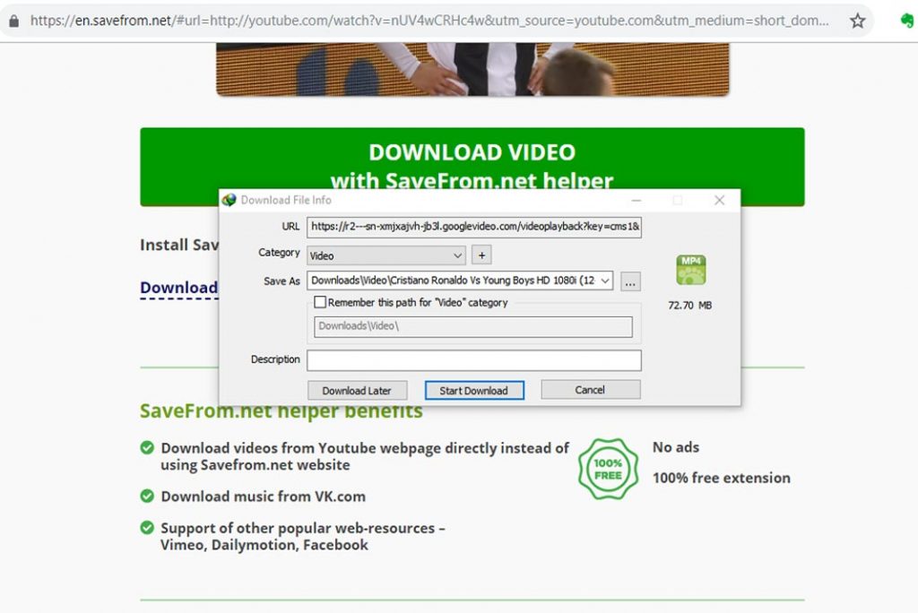 Selesai dan Download Pun Akan Berjalan Secara Otomatis