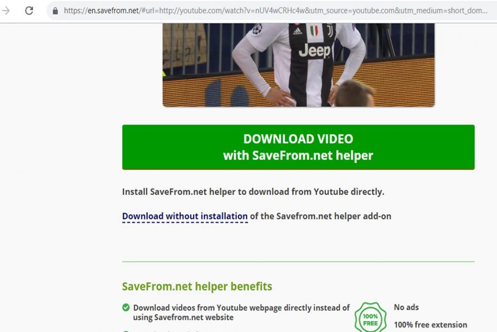 Gambar Screenshoot Lanjutkan Dengan Klik Link Download Without Installation Dalam Cara Download Video Di YouTube Dengan Mudah Tanpa Aplikasi