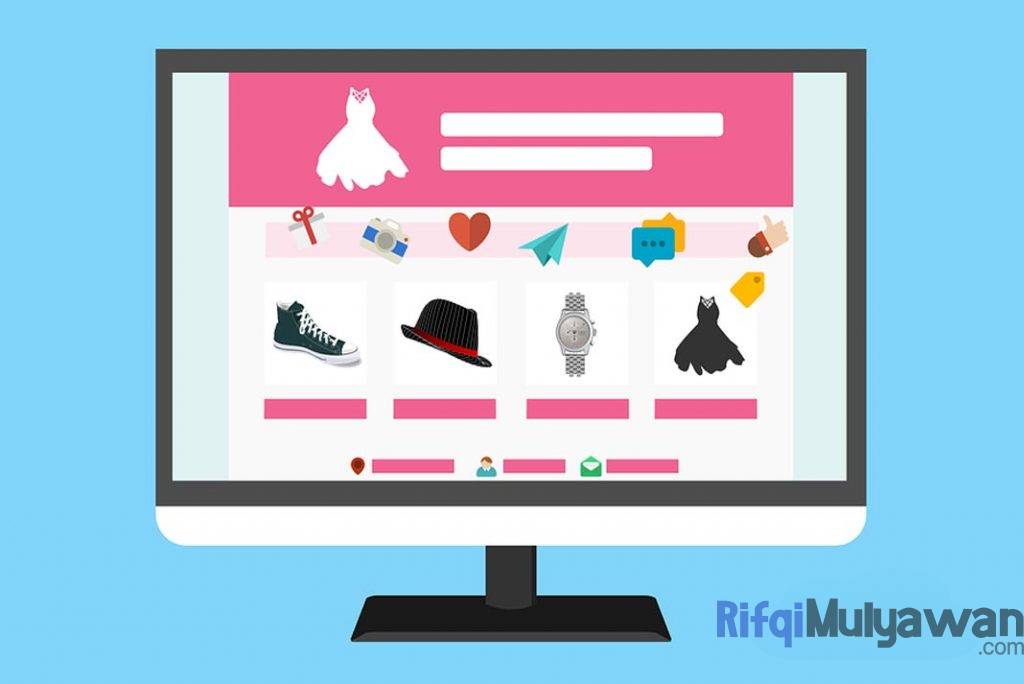 Ilustrasi Gambar Jenis-Jenis Electronic Commerce Atau Perdagangan Elektronik E-Niaga Dan Penjelasan Pengertiannya