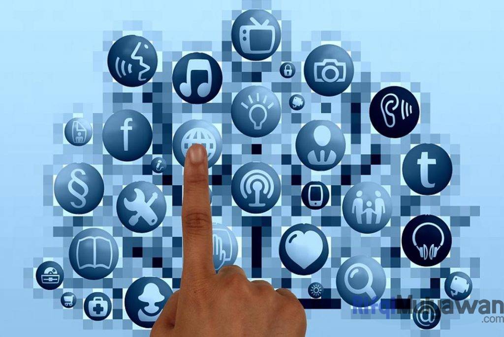 Ilustrasi Gambar Berbagai Jenis Jenis Soial Media Dalam Pengertian Media Sosial