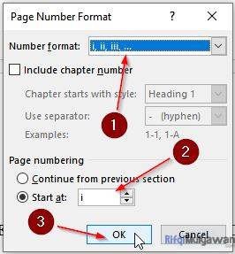 Berikan Penomoran Halaman Biasanya Setelah Cover Diberi Penomoran Dengan Format Number Romawi