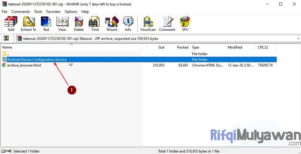 Buka Hasil Download Anda Dan Buka Folder Android Device Configuration Service