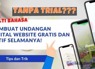 Cara Membuat Undangan Website Tanpa Trial Masa Percobaan Berbayar Free Dan Aktif Selamanya