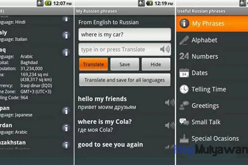 Gambar Aplikasi Terjemah Offline dan Online Tourist Language Learn & Speak