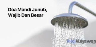 Gambar Bacaan Niat Doa Mandi Junub Wajib Atau Besar Dengan Teks Latin Dan Bahasa Arabnya Penyebab Dan Keadaan Tata Cara Mandi Serta Perbedaannya Dengan Wanita
