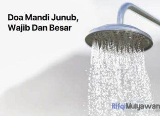 Gambar Bacaan Niat Doa Mandi Junub Wajib Atau Besar Dengan Teks Latin Dan Bahasa Arabnya Penyebab Dan Keadaan Tata Cara Mandi Serta Perbedaannya Dengan Wanita