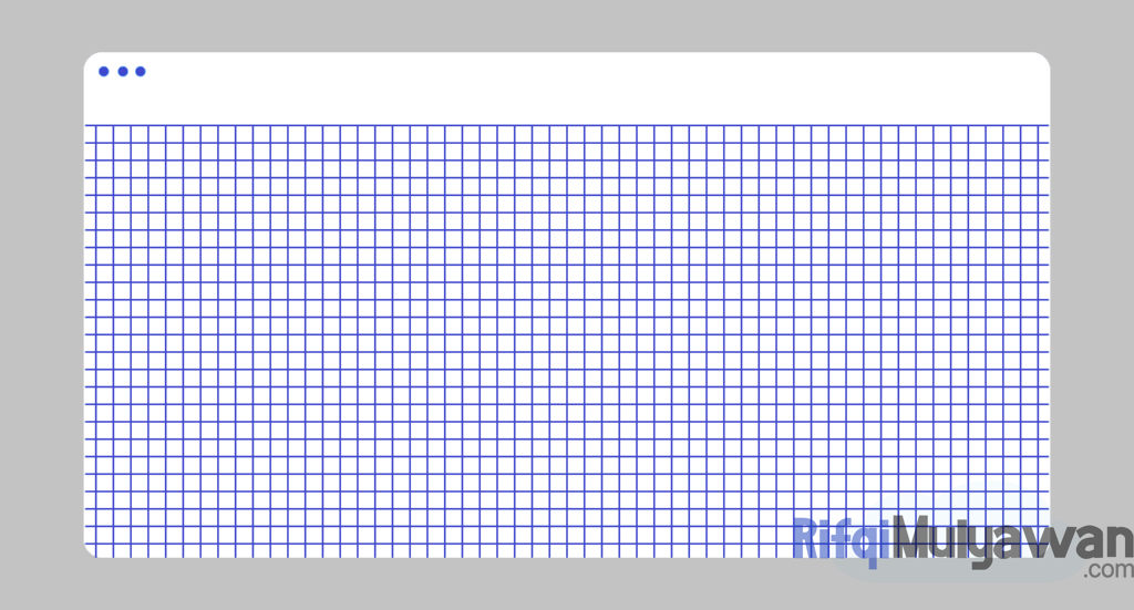 Gambar Contoh Jenis Pixel Grid Atau Kisi Kotak Piksel
