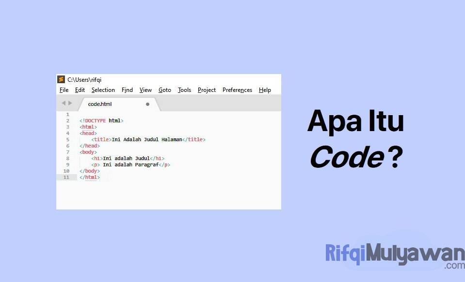 Code Kode Adalah Pengertian Tujuan Fungsi Jenis Dan Contohnya