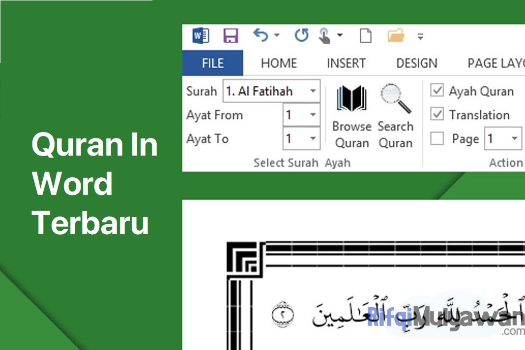 quran in ms word download