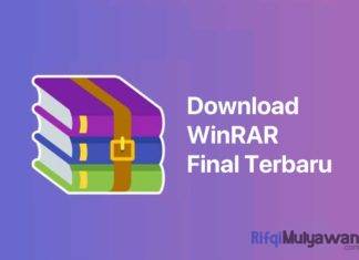 Gambar Cover Software Download WinRAR Final Versi Terbaru Offline Installer Full Gratis Untuk Windows Linux MacOS Dan Android