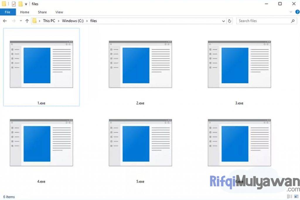 Ilustrasi Gambar Jenis Dan Macam Nama Exe Atau Executeable File Serta Cara Membukan Dan Menjalankannya