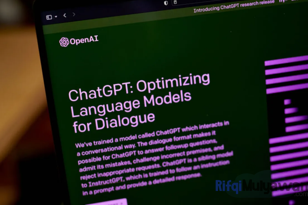 Gambar Halaman Website Produk ChatGPT OpenAI Dalam Membahas Arsitektur Dan Kelebihannya Berdasarkan Research Paper Mereka