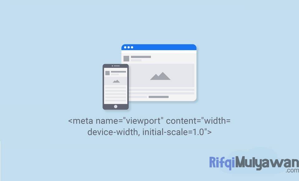 Gambar Jenis Dan Macam Meta Tag Elemen Viewport Dan Bagaimana Cara Menggunakannya Untuk Responsive Web Design atau Desain Website Responsif