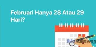 Gambar Mengapa Dan Kenapa Bulan Februari Hanya Terdapat Dan Punya 28 Atau 29 Hari