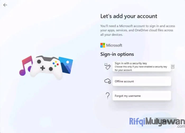 Gambar Opsi Masuk Atau Sign In Option Windows 11 Terbaru