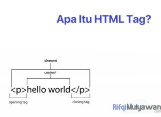 Gambar Pengertian HTML Tag Apa Itu Markup Tag Jenis Jenis Contoh Dan Perbedaannya Dengan Element Dan Attribute Value