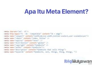 Gambar Pengertian Meta Element Apa Itu Meta Tag HTML Fungsi Jenis Contoh Dan Bagaimana Cara Menggunakan HTML Meta Element Atau Tag untuk SEO