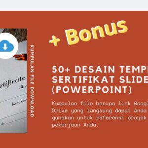 Gambar Produk Kumpulan Desain Template Sertifikat Slide Format PPT