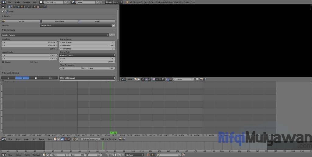 Gambar Screenshoot Aplikasi Blender