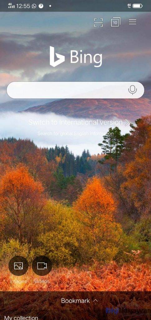 Gambar Screenshoot Aplikasi Mobile Atau Smartphone Bing Dalam Mengenal Apa Itu Pengertian Bing