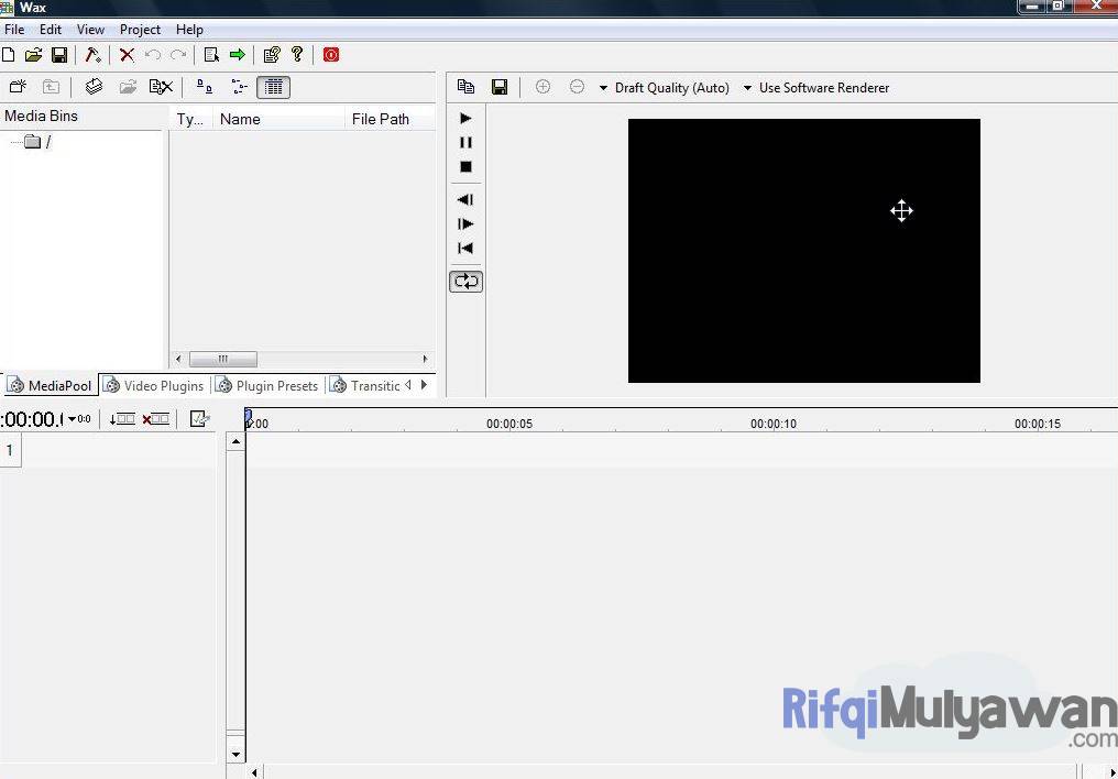 Gambar Screenshoot Aplikasi Wax Untuk Alternatif Adobe After Effects
