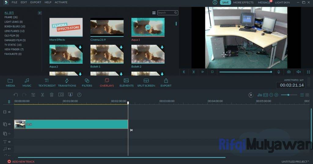 Gambar Screenshoot Aplikasi Wondershare Filmora9