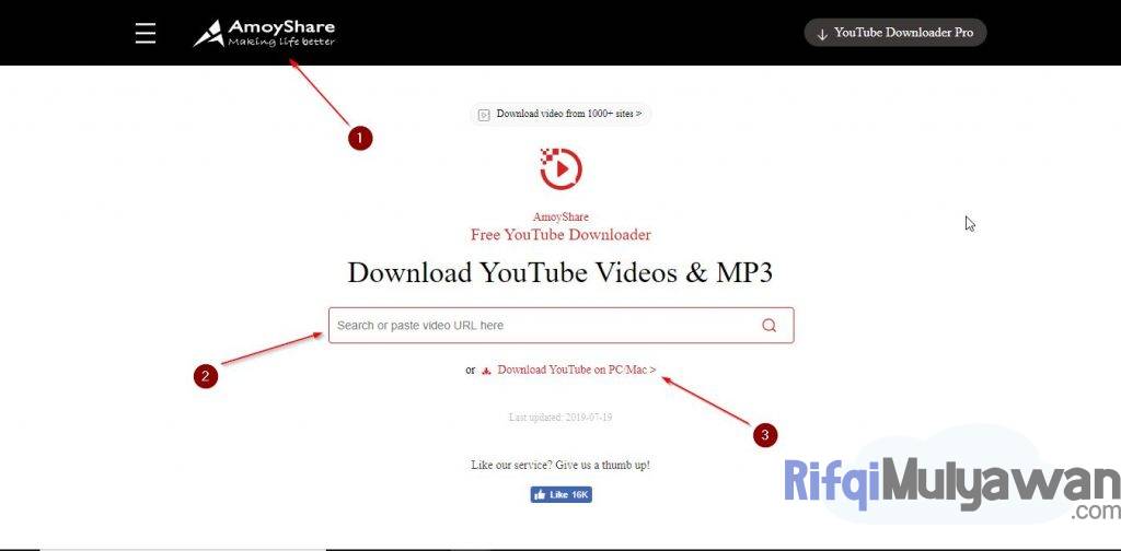 Gambar Screenshoot Cara Download Video Di Youtube Dengan Mudah Tanpa Aplikasi Dengan Menggunakan Free YouTube Downloader