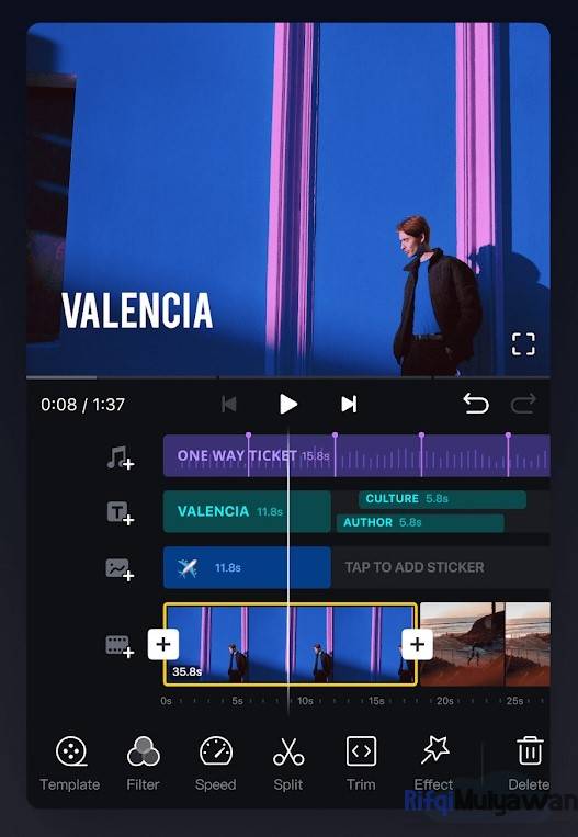 Gambar Screenshot Download VlogNow VN Video Editor MOD APK Versi Terbaru Pro Version Ads Free Tanpa Iklan Gratis Untuk Android