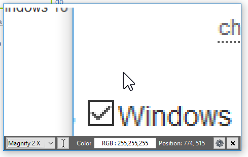 Gambar Screenshot Software Kaca Pembesar Magnifixer