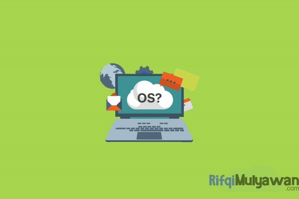 Ilustrasi Apa Itu Sistem Operasi Dalam Komputer Desktop PC Laptop Tablet Dan Smartphone