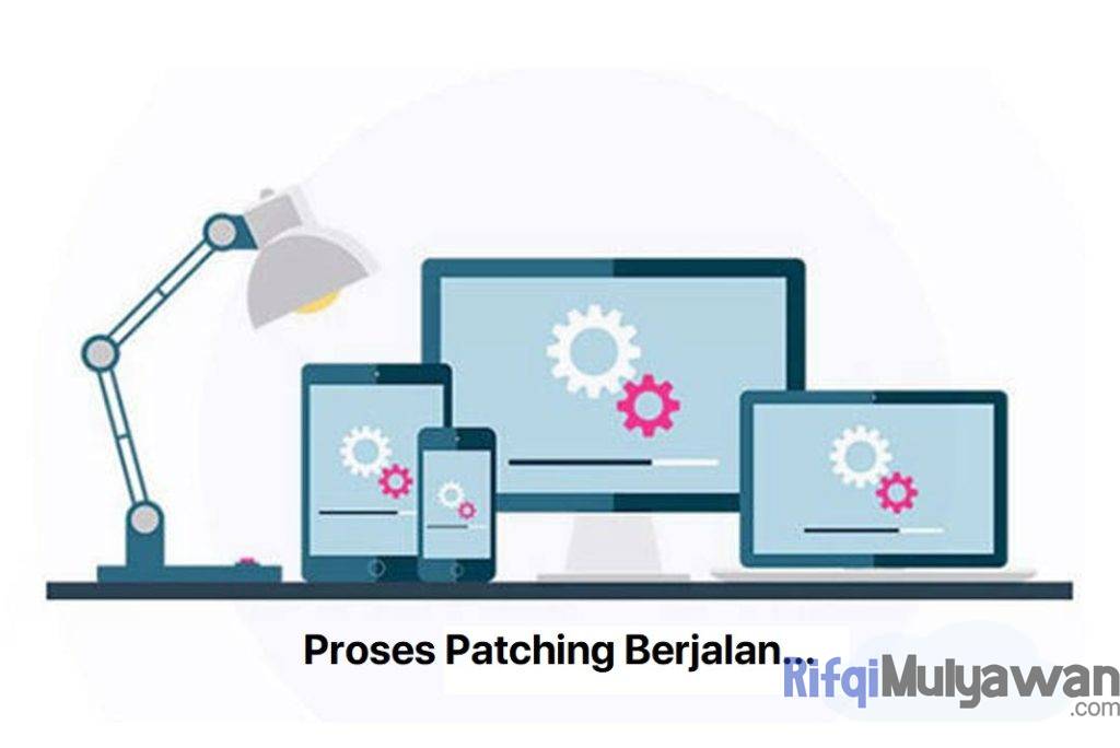 Ilustrasi Gambar Cara Kerja Patch Atau Patching Dalam Membahas Pengertiannya