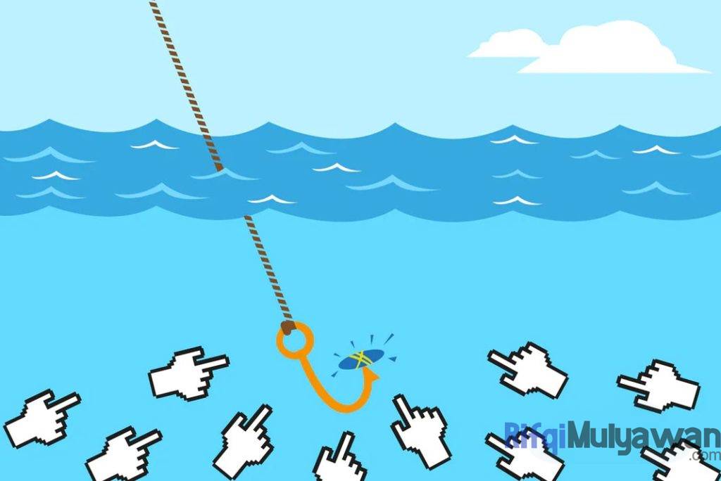 Ilustrasi Gambar Ciri Ciri Dan Karakteristik Clickbait Atau Umpan Klik Dalam Pembahasan Pengertiannya