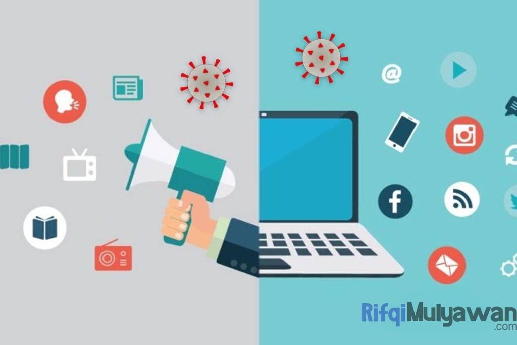 Ilustrasi Gambar Dampak Coronavirus Bagi Internet Dan Digital Marketing