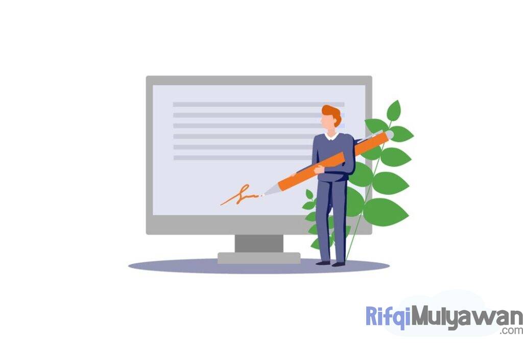 Ilustrasi Gambar Jenis Jenis Level Atau Tingkatan Tanda Tangan Atau Digital Signature