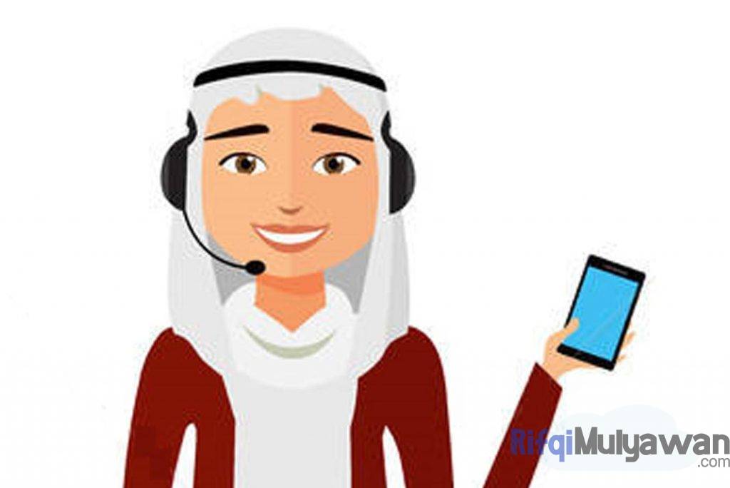 Ilustrasi Gambar Menghubungi CS Atau Customer Service Operator Jaringan Anda