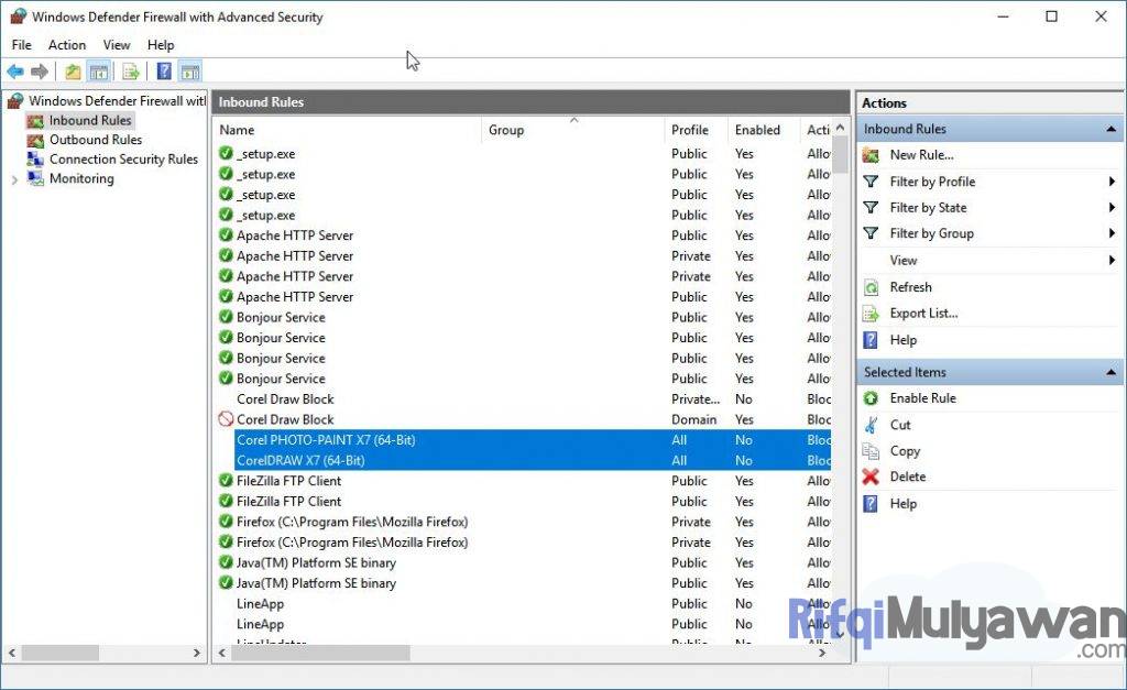 Kemudian Klik Kanan Lalu Pilih Disable