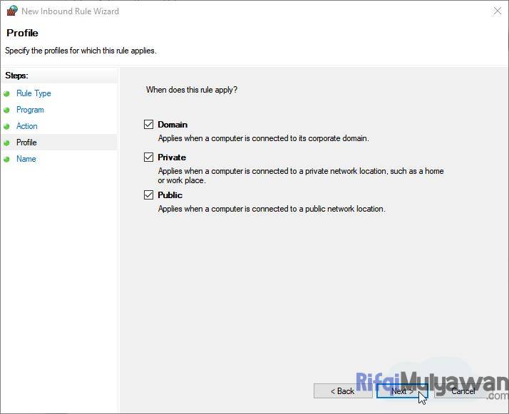 Kemudian Pilih Next Lagi