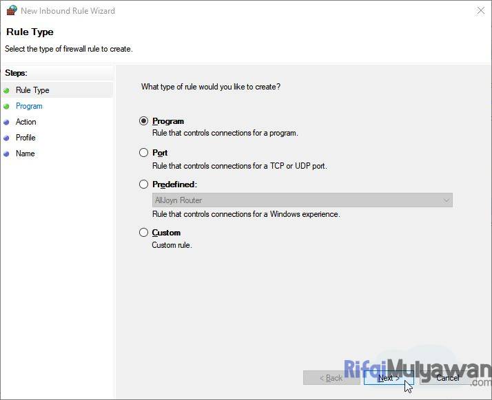 Kemudian Pilih Program Lalu Klik Next Cara Mengatasi Corel Draw Viewer Mode Selamanya