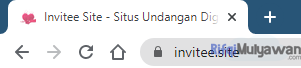 Ketikkan Dan Buka Situs Invitee.site Pada Browser Anda