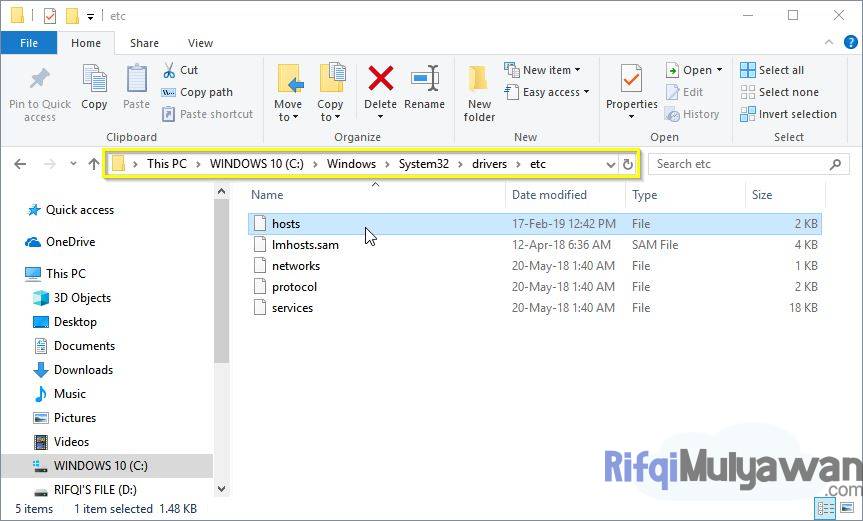 Langkah Selanjutnya Yaitu Mengedit File Host Cara Mengatasi Corel Draw Viewer Mode Selamanya